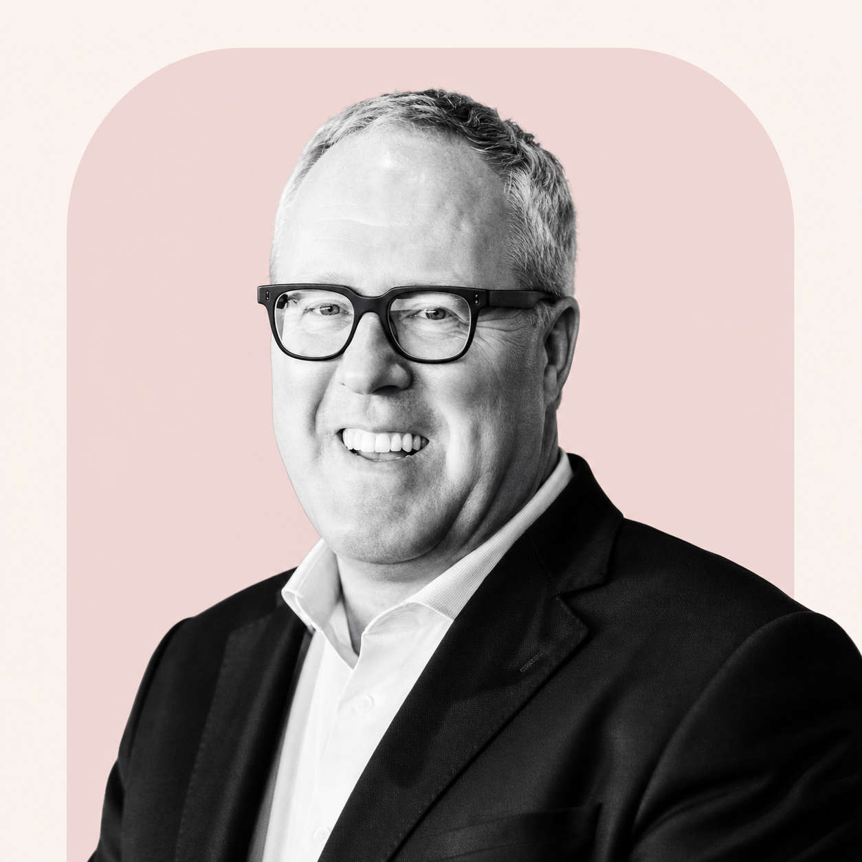 Gestileerd portret van Roel de Graaf